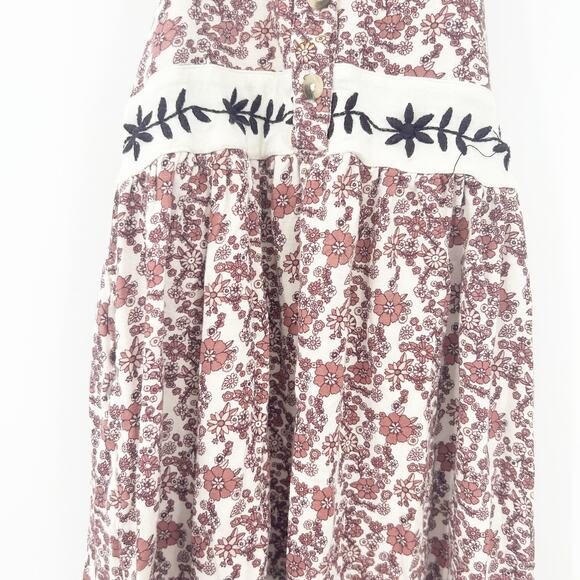 Kate Quinn Girls Summer Spring Boho Bamboo Ditsy Floral Halter Dress Size 3T - Picture 3 of 8